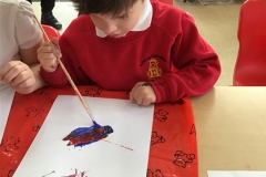 Reception -  Exploring Colour Mixing