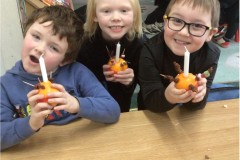 Year 1 Christingles with Reverend Barbara 