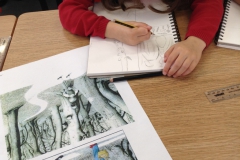 Year 2 - Sketching Woodland from 'Into the Forest'